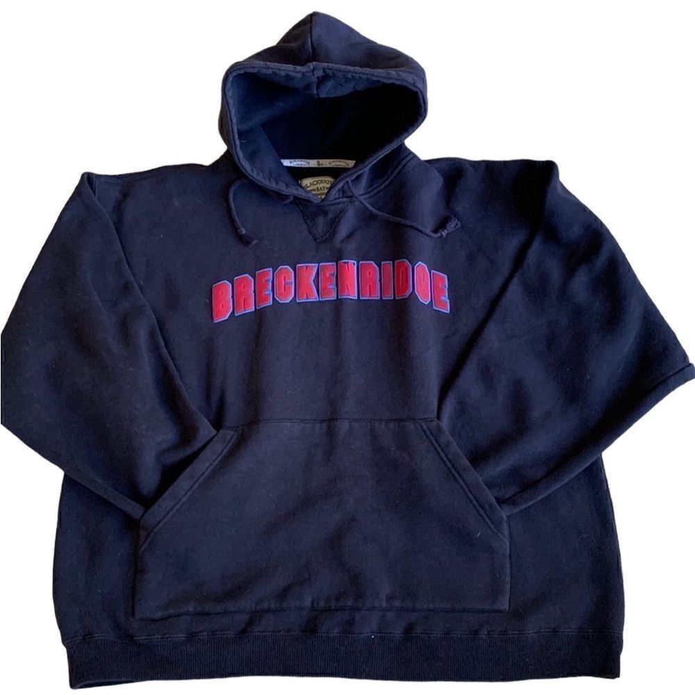 Breckinridge Colorado sweatshirt blue hoodie pink Vintage women’s‎ large Y2k